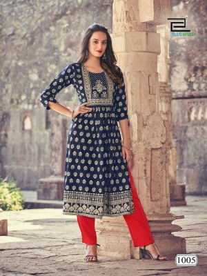 blue hills presents Divine Nayra Cut rayon printed Kurti wholesaler price in India  kurtis catalogs