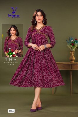 BUL BUL  viyaa designer finest quality alia cut kurti catalog  kurtis catalogs