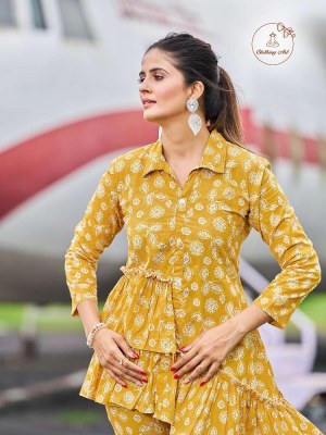 clothing art new launch cocktail vol 1 pure cotton printed Co Ord set catalogue wholesale rate Surat  kurtis catalogs