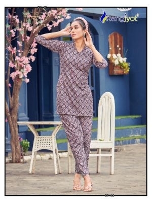 cotton naya by rangjyot newly designe fancy printed co ord set catalogue at wholesale price co ord set catalogs