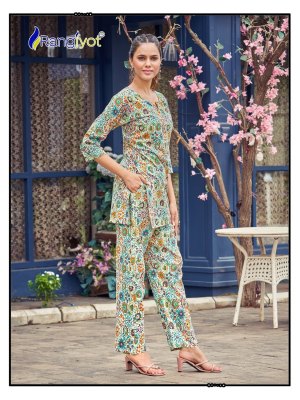 cotton naya by rangjyot newly designe fancy printed co ord set catalogue at wholesale price co ord set catalogs