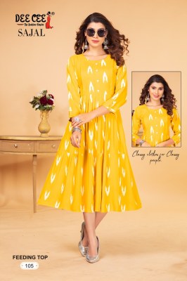 deecee by sajal double layered feeding kurti catalogue at amaviexpo kurtis catalogs