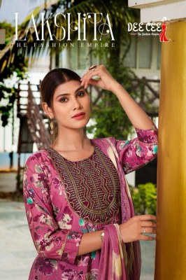 deecee present Lakshita heavy chanderi kali style flared long embroidered kurti catalogue at low rate Dee cee