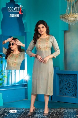 deecee the fashion empire by anokhi heavy dobi fabric a-line  with embroidered work kurti catalogue  kurtis catalogs