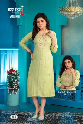 deecee the fashion empire by anokhi heavy dobi fabric a-line  with embroidered work kurti catalogue  kurtis catalogs