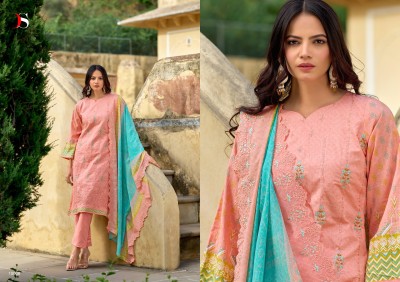 deepsy suit by bin saeed pure cotton heavy embroidered unstitched dress material catalogue salwar kameez catalogs