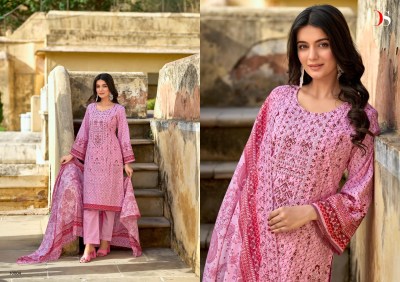 deepsy suit by bin saeed pure cotton heavy embroidered unstitched dress material catalogue salwar kameez catalogs