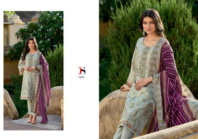 deepsy suit by bin saeed pure cotton heavy embroidered unstitched dress material catalogue salwar kameez catalogs