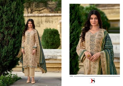 deepsy suit by bin saeed pure cotton heavy embroidered unstitched dress material catalogue salwar kameez catalogs