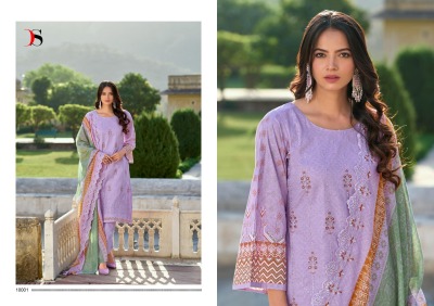 deepsy suit by bin saeed pure cotton heavy embroidered unstitched dress material catalogue salwar kameez catalogs