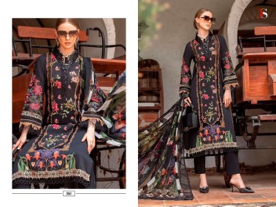 deepsy suits new launch Mariab Mprint spring summer 23 vol 4 pure cotton embroidery patches work Pakistani salwar kameez chiffon dupatta  pakistani suit catalogs