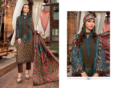 deepsy suits new launch Mariab Mprint spring summer 23 vol 4 pure cotton embroidery patches work Pakistani salwar kameez chiffon dupatta  pakistani suit catalogs