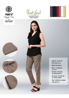 deeptex feel good comfort pant pure cotton printed pant catalogue wholesale  bottom wear catalogs