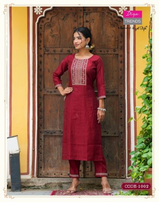 diya trend  a venture of kajal style Starangi vol 1 straight Kurti with pant catalogue kurtis catalogs