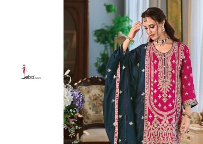 eba life style by Naina premium silk embroidered pakistani suit catalogue at amaviexpo pakistani suit catalogs