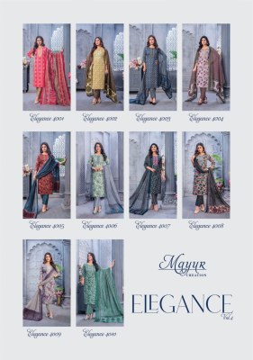 elegance vol 4 by mayur crteation pure cotton printed kurti pant and dupatta catalogue at affordable rate readymade suit catalogs