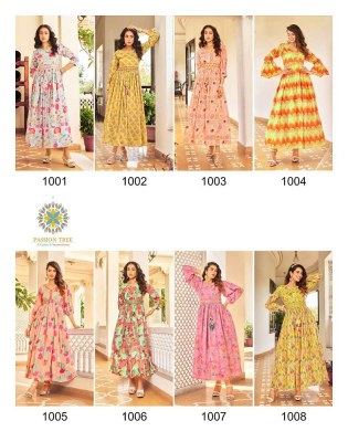 fashionista vol 1 by passion tree aliya cute fancy gown stylish Kurti wholesaler and exporter price in India  kurtis catalogs