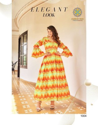 fashionista vol 1 by passion tree aliya cute fancy gown stylish Kurti wholesaler and exporter price in India  kurtis catalogs