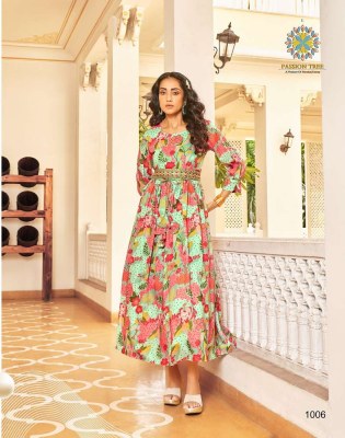 fashionista vol 1 by passion tree aliya cute fancy gown stylish Kurti wholesaler and exporter price in India  kurtis catalogs