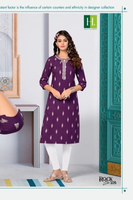 h dot by hirwa presents Rockstar latest catalog Straight Cut Kurtis with Embroidery work at wholesale price kurtis catalogs