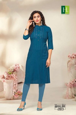 h dot by hirwa presents shalini  vol 2 Long Straight Kurti catalogue wholesale   kurtis catalogs