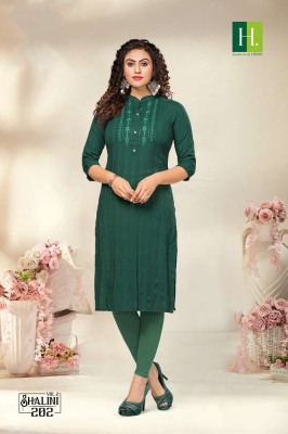 h dot by hirwa presents shalini  vol 2 Long Straight Kurti catalogue wholesale   kurtis catalogs