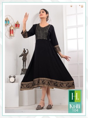 h dot hirwa by kriti vol 2 heavy reyon wrinkle  ghera kurti catalog at wholesale rate  kurtis catalogs