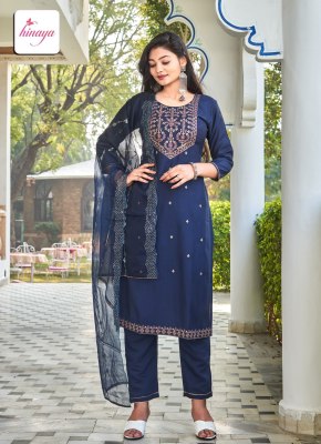 hinaya by Alexa vol 1 designer roman silk fancy readymade suit catalogue at low rate readymade suit catalogs