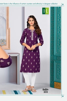 hirwa by Rockstar vol 2 heavy bombay reyon kurti catalogue at affordable rate kurtis catalogs