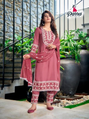 inayat vol 1 by parra studio kurti pants and dupatta set catalog wholesale kurtis catalogs