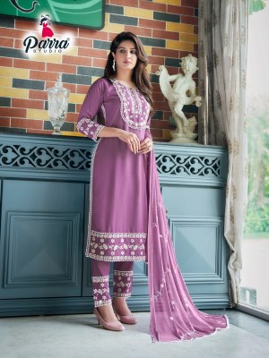 inayat vol 1 by parra studio kurti pants and dupatta set catalog wholesale kurtis catalogs