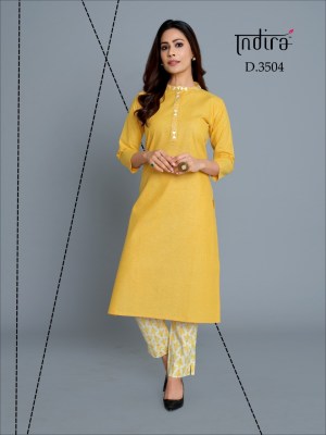 indira apparel by the mist plain kurti with printed bottom catalog at wholsale price kurtis catalogs