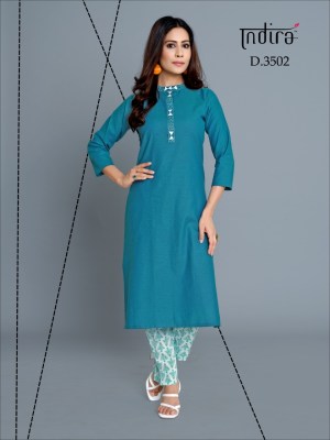 indira apparel by the mist plain kurti with printed bottom catalog at wholsale price kurtis catalogs