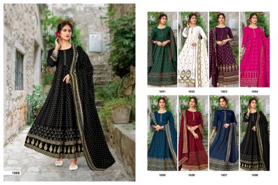 jinesh nx by jannat presenting new reyon foil print kurti with dupatta catalog at wholesale price kurtis catalogs