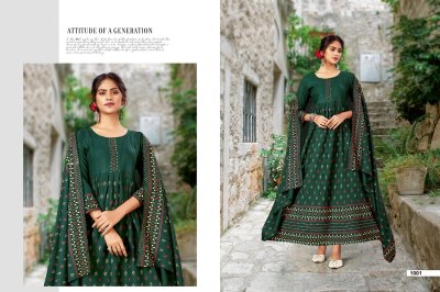 jinesh nx by jannat presenting new reyon foil print kurti with dupatta catalog at wholesale price kurtis catalogs