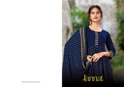 jinesh nx by jannat presenting new reyon foil print kurti with dupatta catalog at wholesale price kurtis catalogs