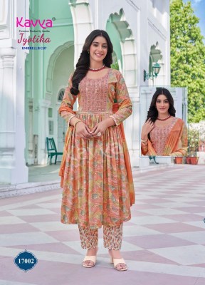 jyotika vol 17 by Kavya capsule foil printed Anarkali suit collection at low rate readymade suit catalogs