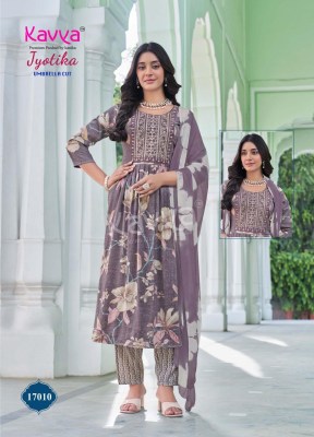 jyotika vol 17 by Kavya capsule foil printed Anarkali suit collection at low rate readymade suit catalogs