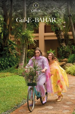 kailee fashion by Gul E Bahar pure cotton designer readymade suit catalogue at affordable rate Kailee fashion