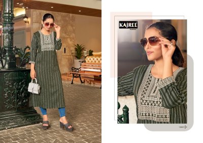 kalaroop by kajree Fancy Reyon With white lucknavi Embroidery work kurti catalog at wholesale rate kurtis catalogs