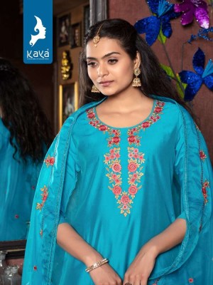 kaya Kurti presents koyal roman silk Kurti pants and dupatta set catalogue wholesale rate in Surat  kurtis catalogs