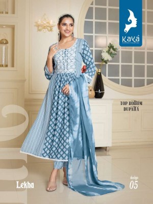 kaya kurti new launch lekha rayon Kurti pants with dupatta set Kurti catalogue wholesale rate  Kaya kurti