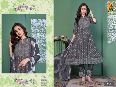 khsuhika ghera by Master reyon printed readymade suit catalogue at affordable rate readymade suit catalogs