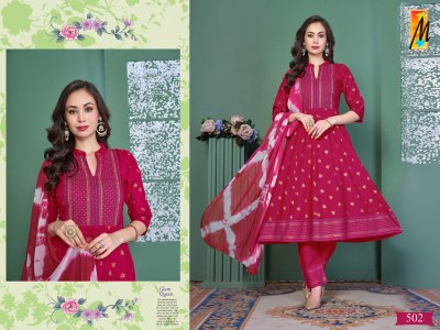 khsuhika ghera by Master reyon printed readymade suit catalogue at affordable rate readymade suit catalogs