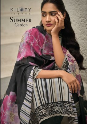 kilory Trendz by Summer garden pure jam cotton fancy work salwar kameez catalogue at wholesale price Kilory trendz