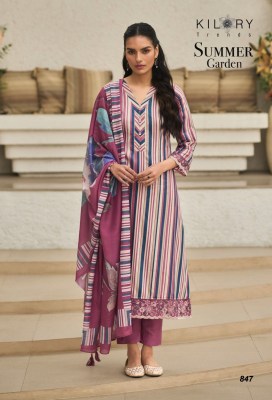 kilory Trendz by Summer garden pure jam cotton fancy work salwar kameez catalogue at wholesale price salwar kameez catalogs