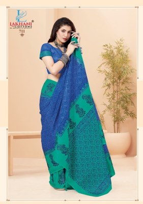 lakahni by Jasmine Vol 7 pure cotton printed fancy saree catalogued at wholesale price sarees catalogs