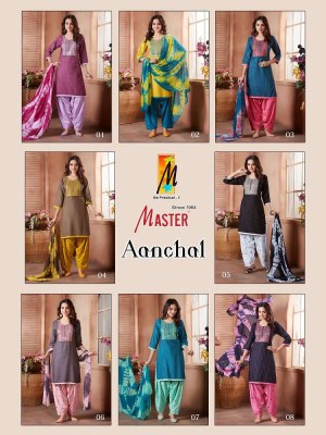 master aanchal ready made patiyala suits catalogue wholesale price in India  kurtis catalogs