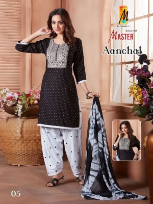 master aanchal ready made patiyala suits catalogue wholesale price in India  kurtis catalogs