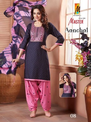 master aanchal ready made patiyala suits catalogue wholesale price in India  kurtis catalogs